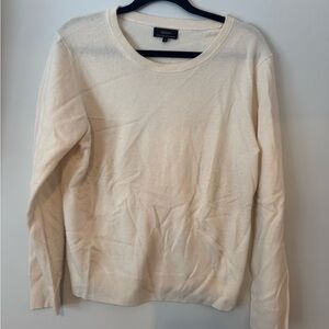 Quince Cream Women's Mongolian Cashmere Sweater